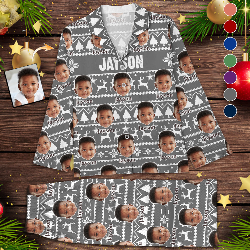 Weihnachts-Pyjama-Set – Personalisiertes Weihnachts-Pyjama-Matching – Geschenk für die Weihnachtsparty