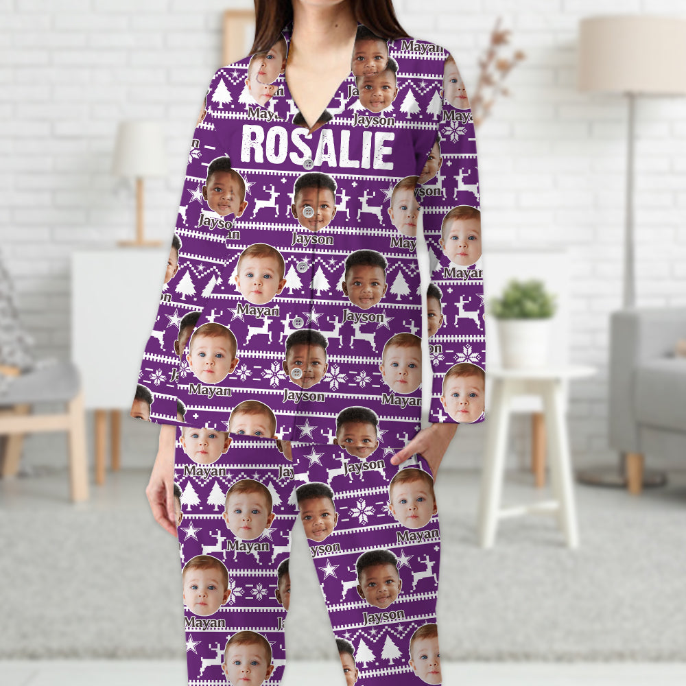 Weihnachts-Pyjama-Set – Personalisiertes Weihnachts-Pyjama-Matching – Geschenk für die Weihnachtsparty