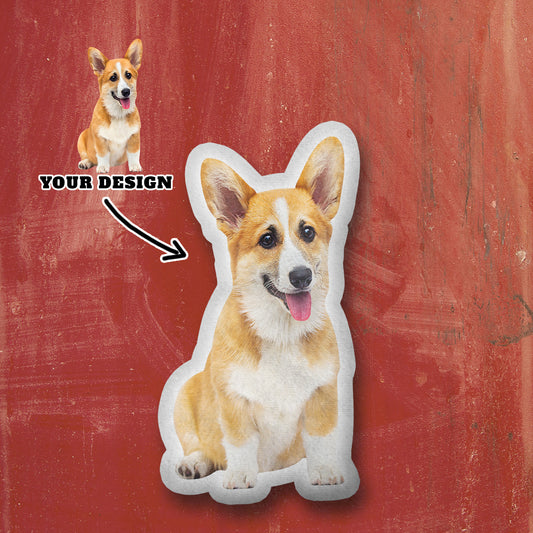 Mein geliebtes Fellbaby Kissen - Individuelles Kissen in Hunde- und Katzenform - Personalisierte Geschenke für Haustierbesitzer und Tierliebhaber