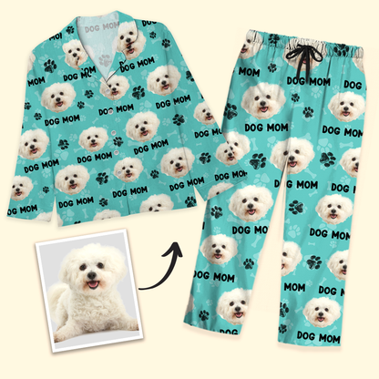 Personalisierte Weihnachts Flanell Mit Fotos Und Namen Für Hunde Und Katzen - Schlafshirt Für Haustierliebhaber