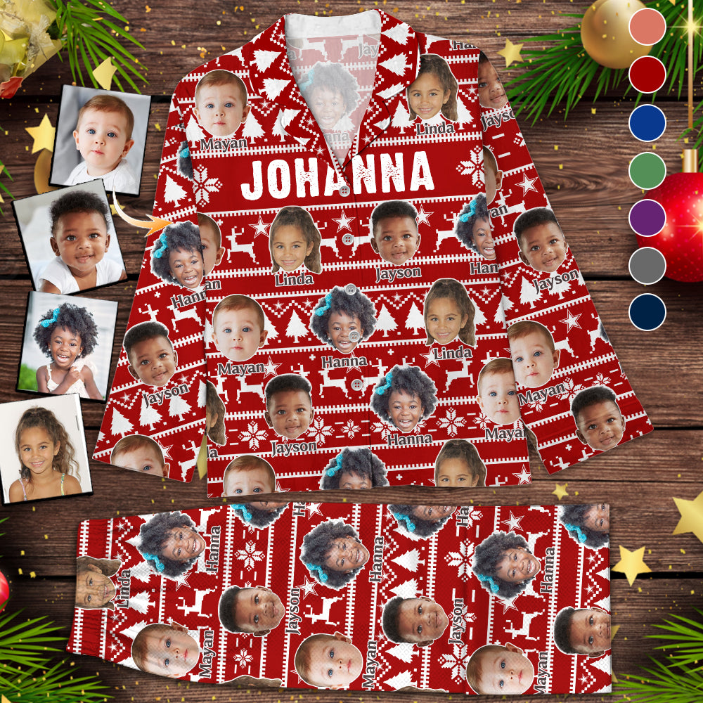 Weihnachts-Pyjama-Set – Personalisiertes Weihnachts-Pyjama-Matching – Geschenk für die Weihnachtsparty