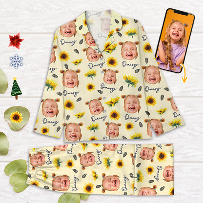 Personalisierte Foto-Weihnachtspyjamas – Passende Weihnachts-Pyjamas für die ganze Familie