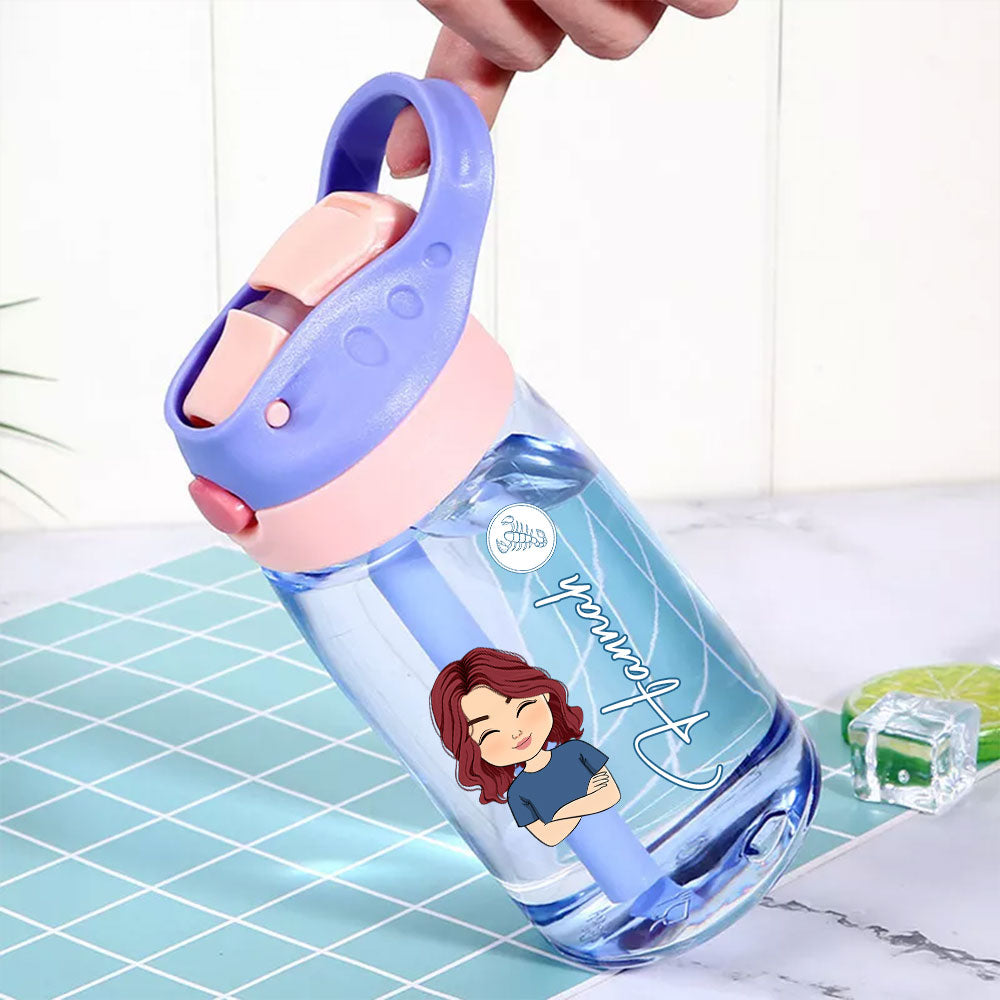 Kinder Trinkflaschen für Kindergarten Schule Ausflüge - Personalisierte Trinkflasche zur Einschulung - Babys Trinkflasche