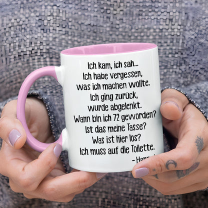 Personalisierte An Meine Oma Tasse - Individuelle Großmutter Tasse Mit Namen - Lustiges Geschenk für Ältere