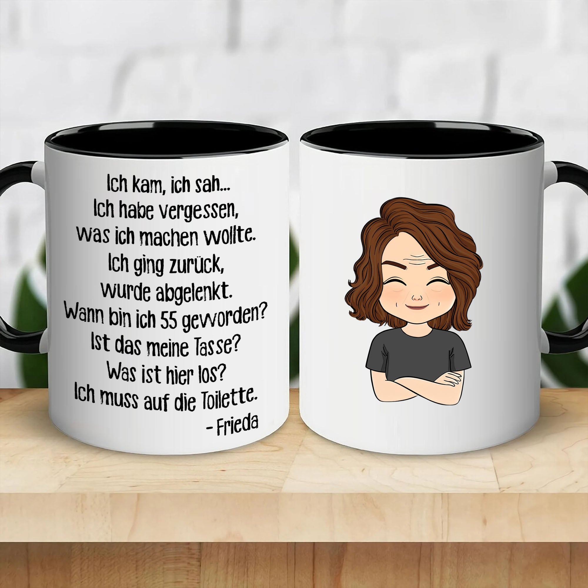 Personalisierte An Meine Oma Tasse - Individuelle Großmutter Tasse Mit Namen - Lustiges Geschenk für Ältere