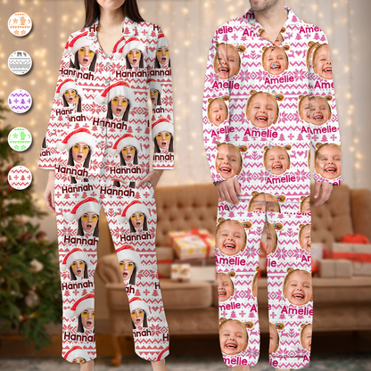 Individueller Foto-Pyjama – Personalisiertes Weihnachtsgeschenk für Hunde und Katzen für Tierliebhaber Schlafanzug