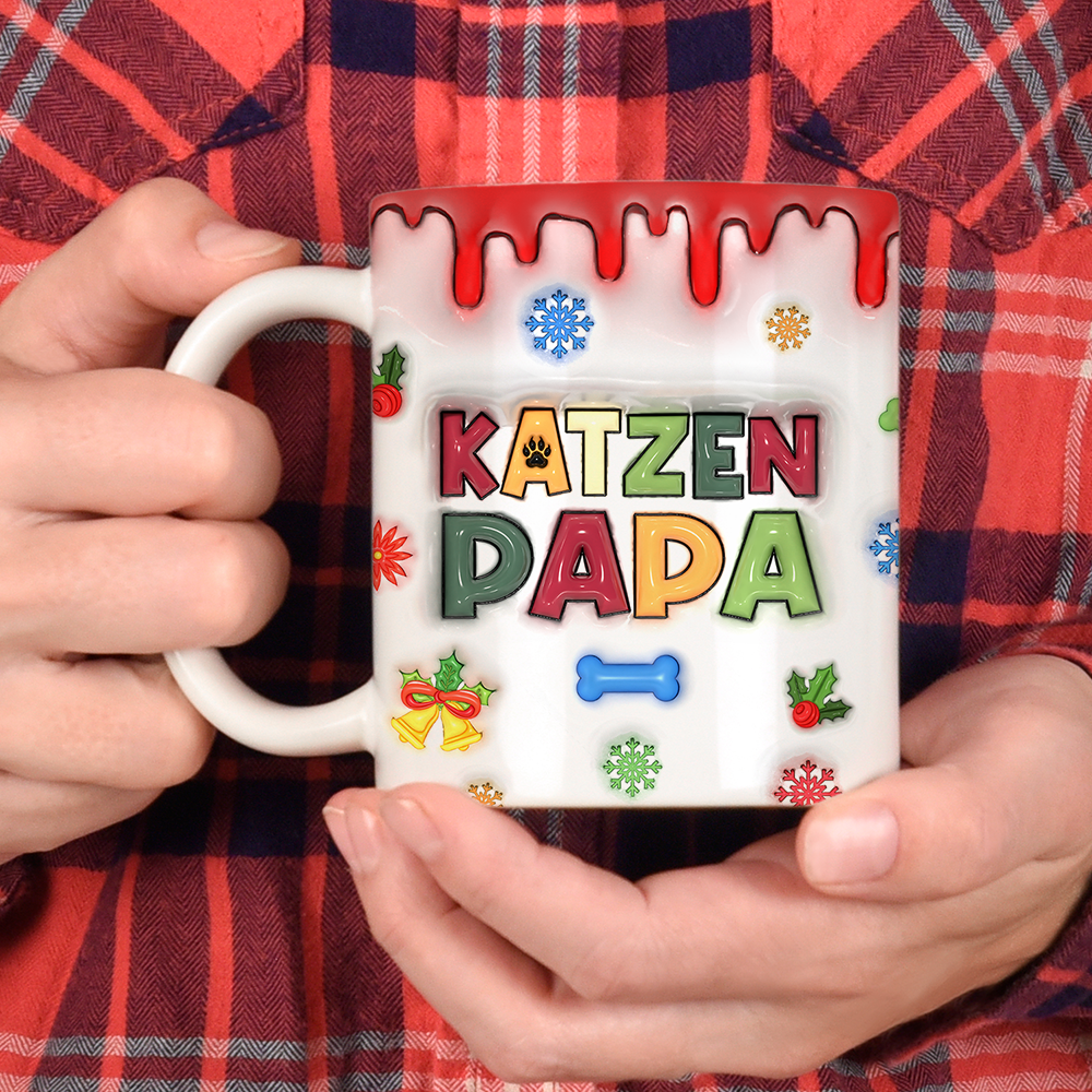 Personalisierte Katzenmama/Katzenpapa Tasse - Geschenke für Tierbesitzer - Tierliebhaber - Katzenliebhaber Tasse
