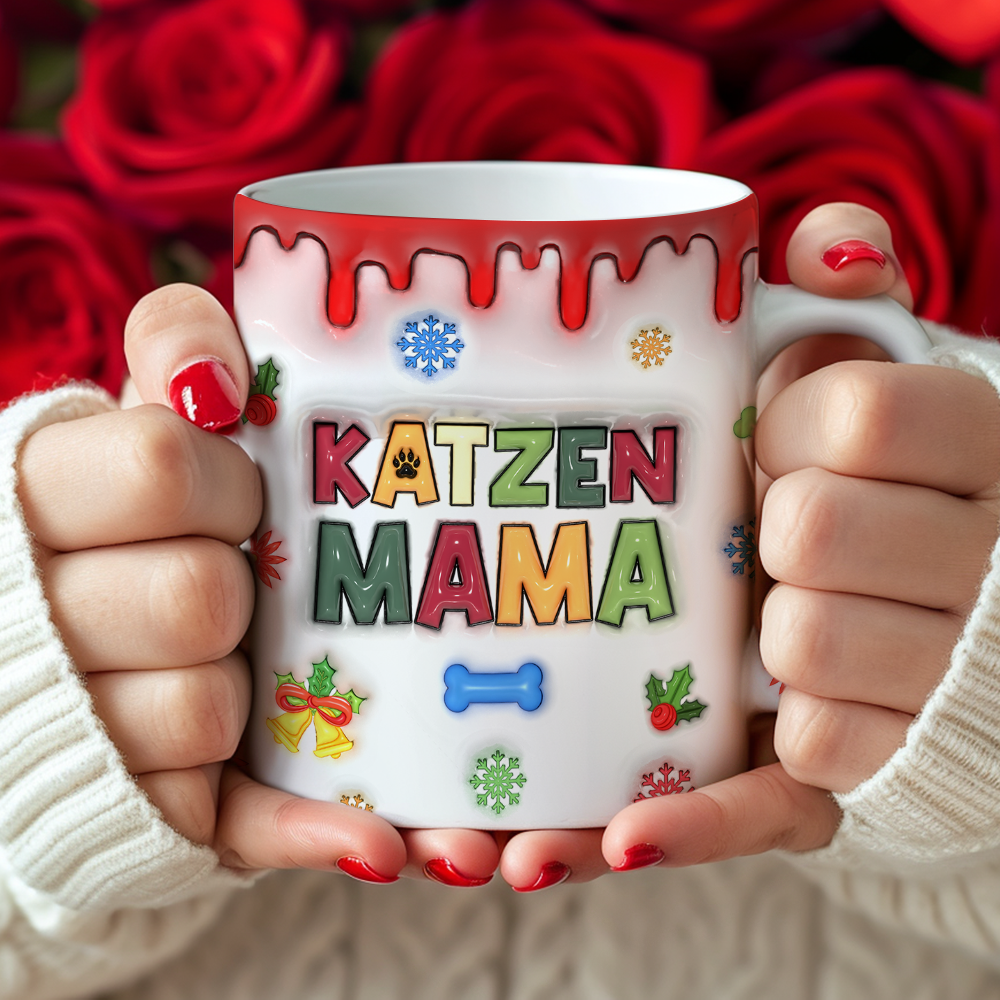 Personalisierte Katzenmama/Katzenpapa Tasse - Geschenke für Tierbesitzer - Tierliebhaber - Katzenliebhaber Tasse